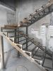 Лестница металлическая после установки
